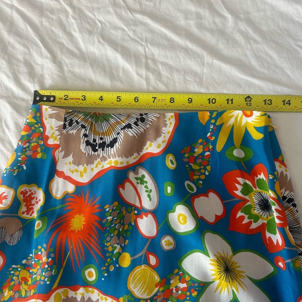 Simon Miller Floral Small Midi Skirt Maximalist Art Bright Whimsical Luxury - Picture 6 of 8